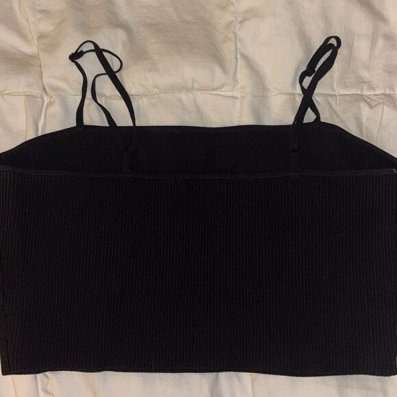 Sculpt knit cami cropped tank - Picture 4 of 5